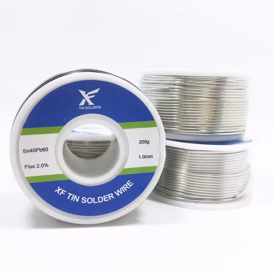 Meilleur fil à souder en étain électrique avec flux pour l'électronique 63 37 60 40 50 50 30 70 Sn63pb37 Sn60pb40 Sn40pb60