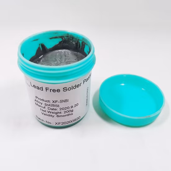 138 pas de soudure propre BGA pâte à souder étain bismuth
