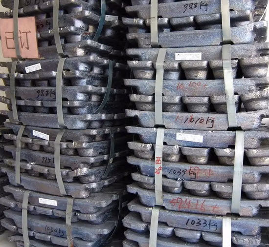 Prix ​​bon marché d'usine lingots de plomb 99,994 %/échantillon gratuit 1 kg